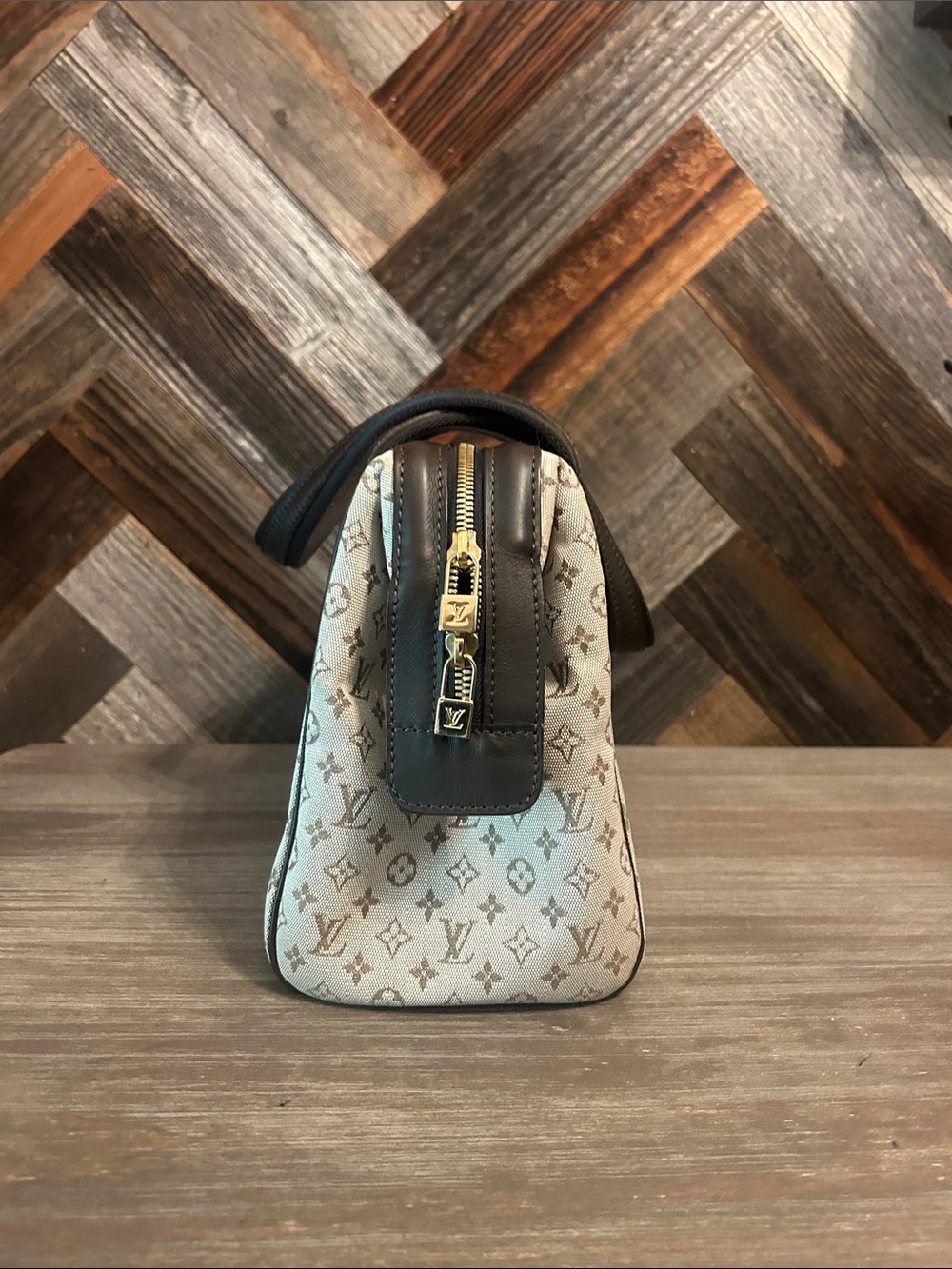 Louis Vuitton Monogram Mini Lin Canvas Josephine Bag - Picture 3 of 8